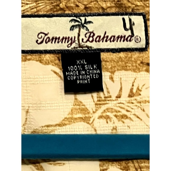 Tommy Bahama Silk Hawaiian Shirt Size XXL - Picture 3 of 4